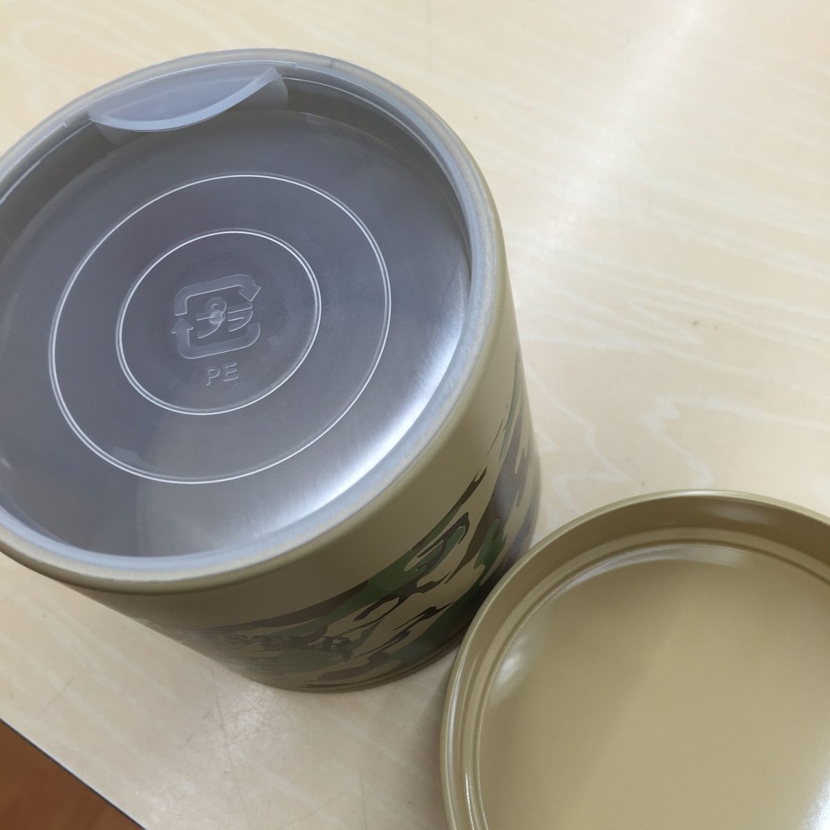 アウトドアモンスター　コンロ風防　茶缶　キャンプティー アウトドアモンスターTEA BOY 茶缶【お茶迷彩】 | アウトドア