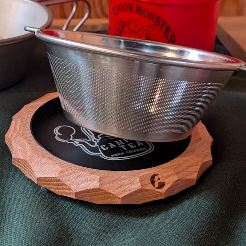 asimocrafts×大島園】 別注 a_tray90 CAMP TEAやかん | アウ