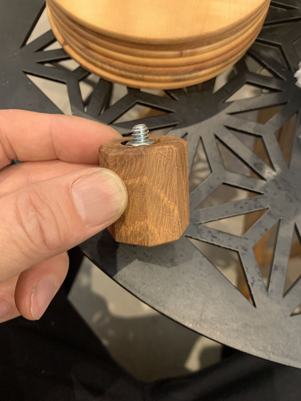 【tivoliwoodworks】チボリ　変換アダプター　M8から1/4サイズ tivoliwoodworks】チボリ変換アダプターM8から1/4サイズ