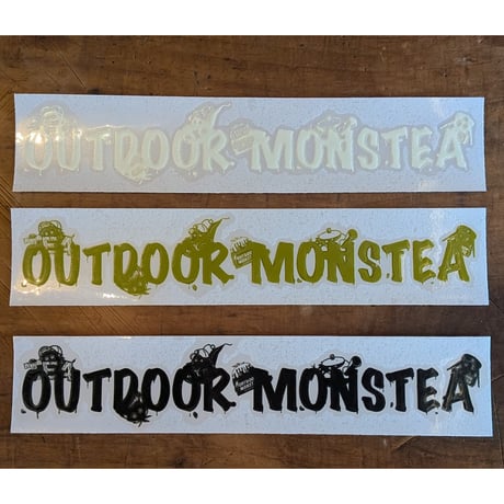 OUTDOORMONS“TEA”カッティングステッカー