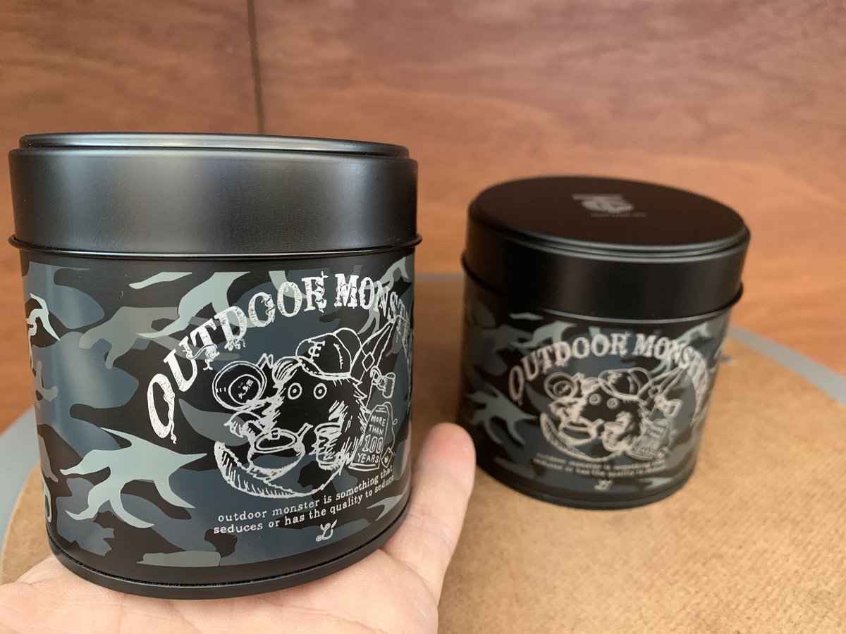 【即完売品】OUTDOOR MONSTER アウトドアモンスター Tea Pot TEA BOY ブラック茶缶【お茶迷彩】 BLACK | アウトドアモンスター