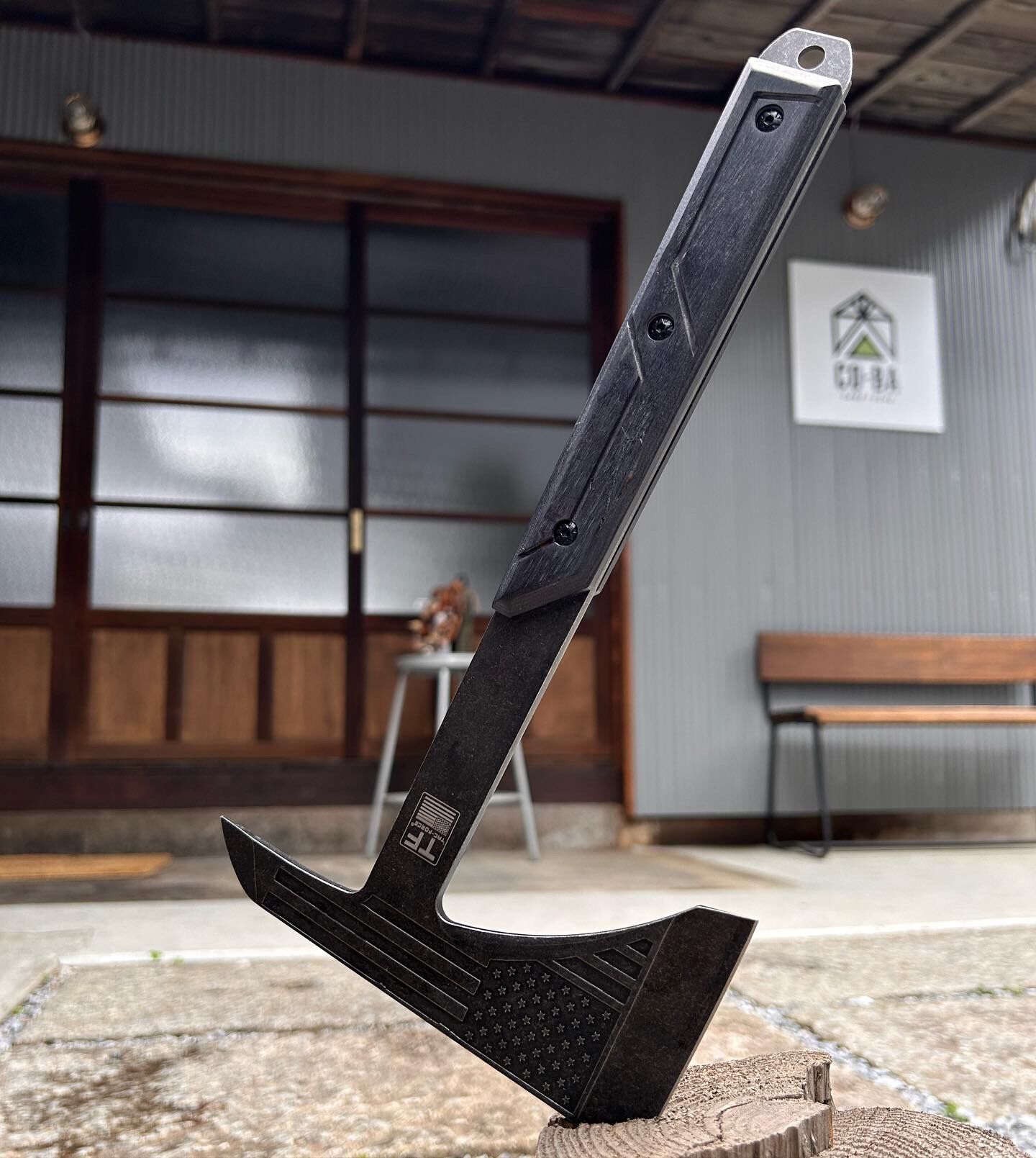 希少 米国ネイティブアメリカン 伝統工芸品 石斧（トマホーク）タオス・プエブロ original