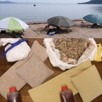 coa.です^_^ 砂枕セット　お家で砂浴　自然療法　ハンドメイド sunamakura -砂枕セット- ～自然の力で健康に～