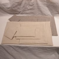 ※砂枕本体ではありません　砂枕カバーのみ（５枚セット・きなりorグレージュ色）
