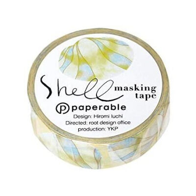 シェル マスキングテープ（クリーム） | hiromiiuchi