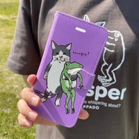 スマホケース　なかよし？（アケビ）