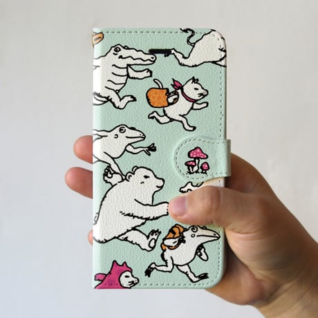 スマホケース　ダッシュ（アイスミント）