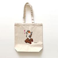 トートバッグ　猫がすーん（受注生産・送料無料）