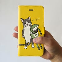 スマホケース　なかよし？（イエロー）