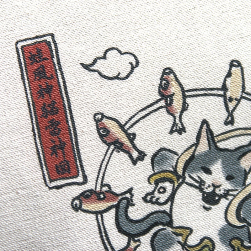 トートバッグ 風神雷神図（受注生産・送料無料） | 河童堂