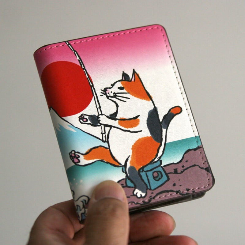 名刺・カードケース 猫が釣り | 河童堂
