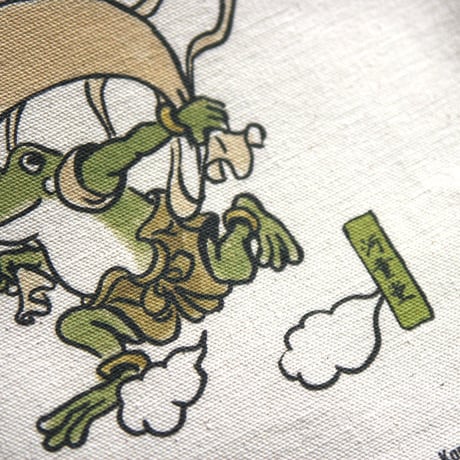 トートバッグ　風神雷神図（受注生産・送料無料）
