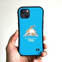 グリップiPhoneケース　おしり猫（スカイ）