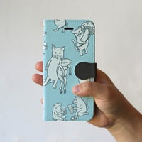 スマホケース　なかまたち（スカイ）