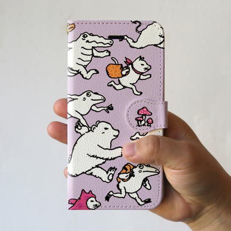 スマホケース　ダッシュ（バイオレット）
