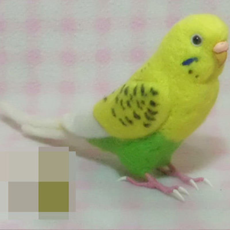 羊毛フェルト。インコ。オーダーNo.25