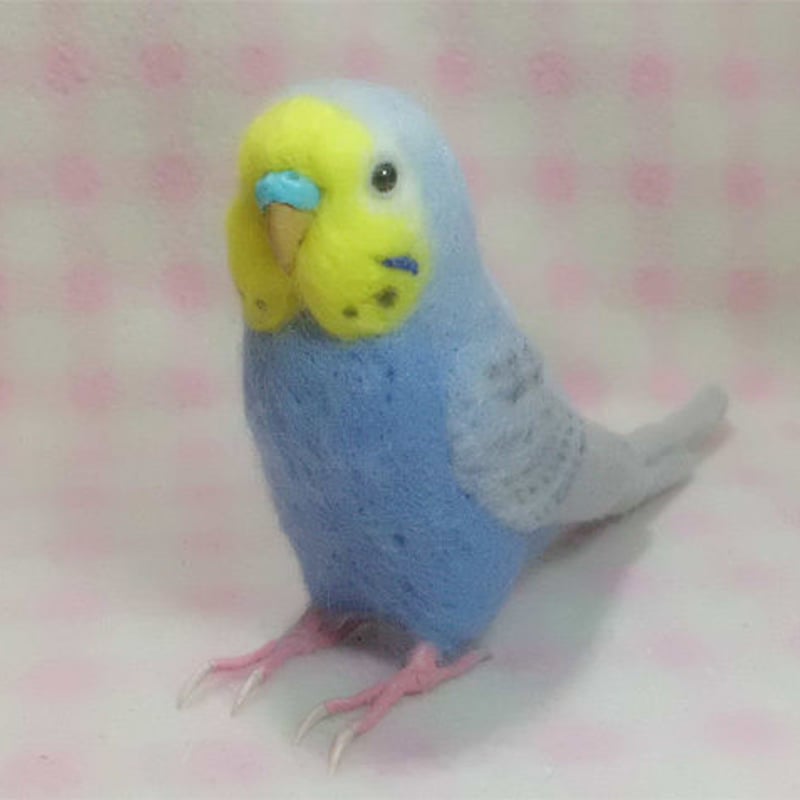 ヨウム オブジェ インコ ハンドメイド - 置物