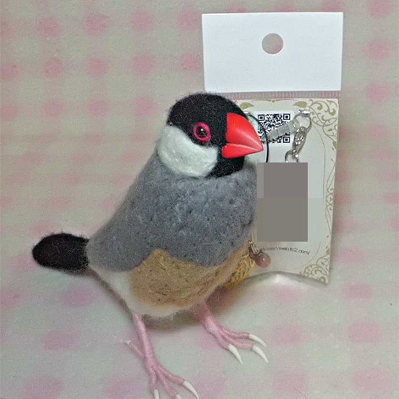 受注作成品】 ノーマル文鳥 桜文鳥に変更可能 クチバシの色相談可能