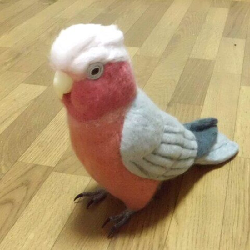 鳥専門】羊毛フェルト☆オーダー受け付けてます☆Mowano 物入り