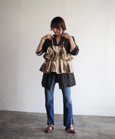 lots of gathers blouse -1