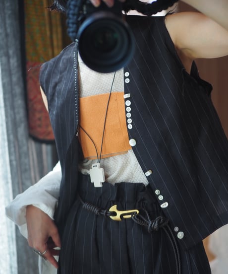 many many button vest