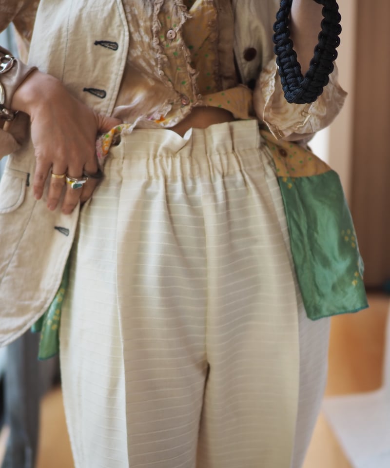 シルクパンツ アイボリー silk pants ivory M フリーサイズ シルクパンツ アイボリー silk pants ivory M フリーサイズ