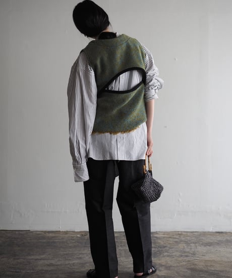 back rip vest -green,blue-