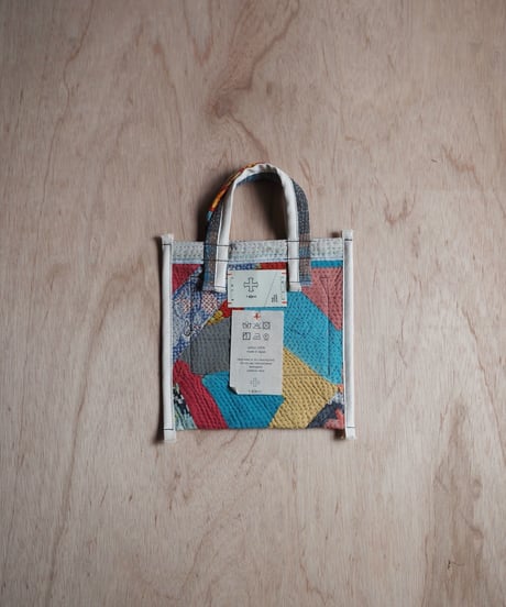 quilt tote bag small -1-