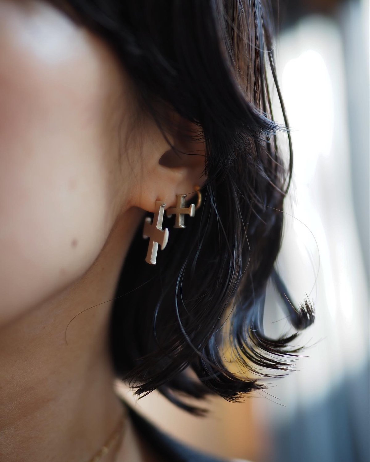 アクセサリー yaacc handwork /TOU pierced large TOU pierced large -brass- | Y.A.Acc