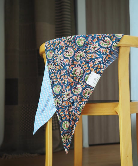 triangle cloth -blue,blue-