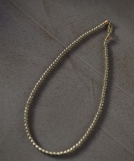 seeds double necklace - red-