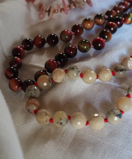 African opal necklace