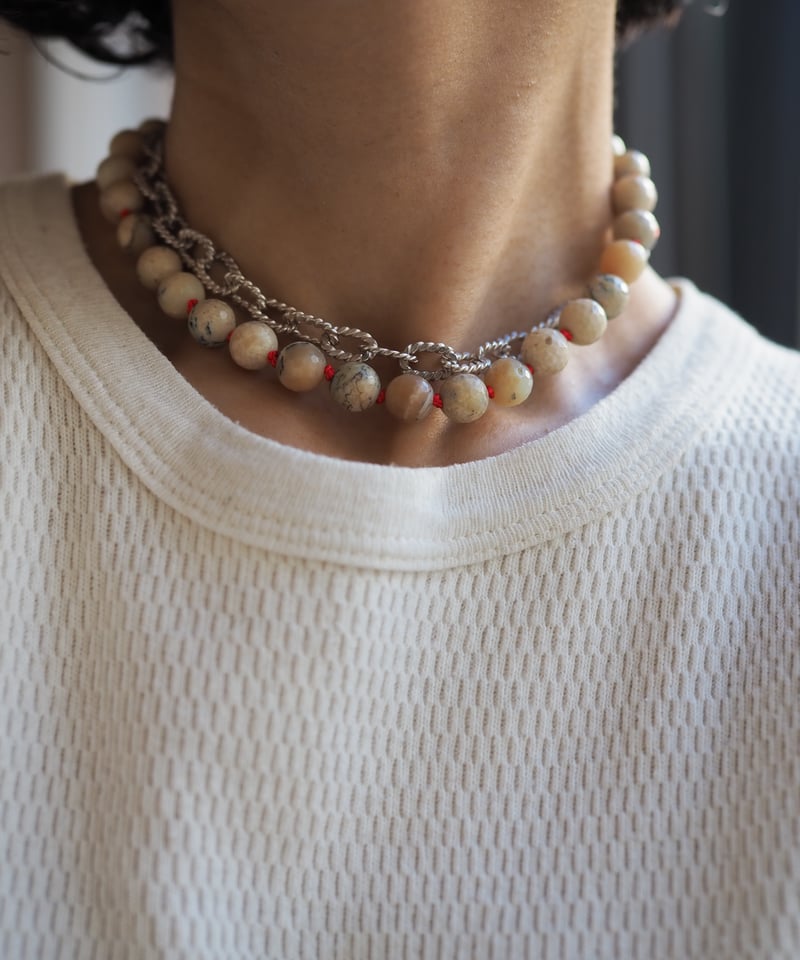 レディース YAAcc African opal necklace