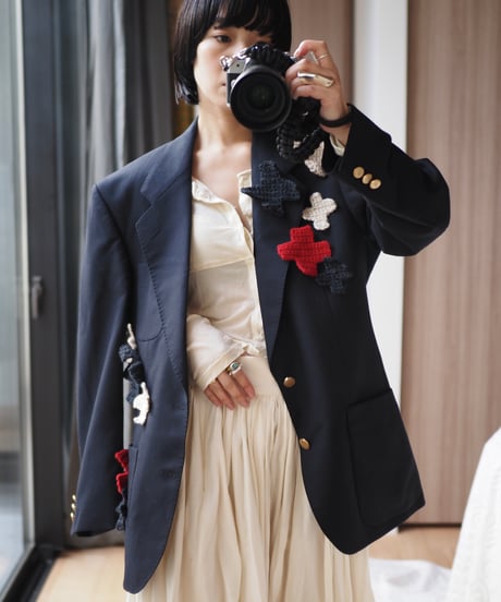 TOU appliqué gentle JK NAVY
