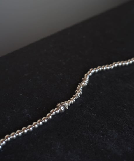 silver 4mm long necklace