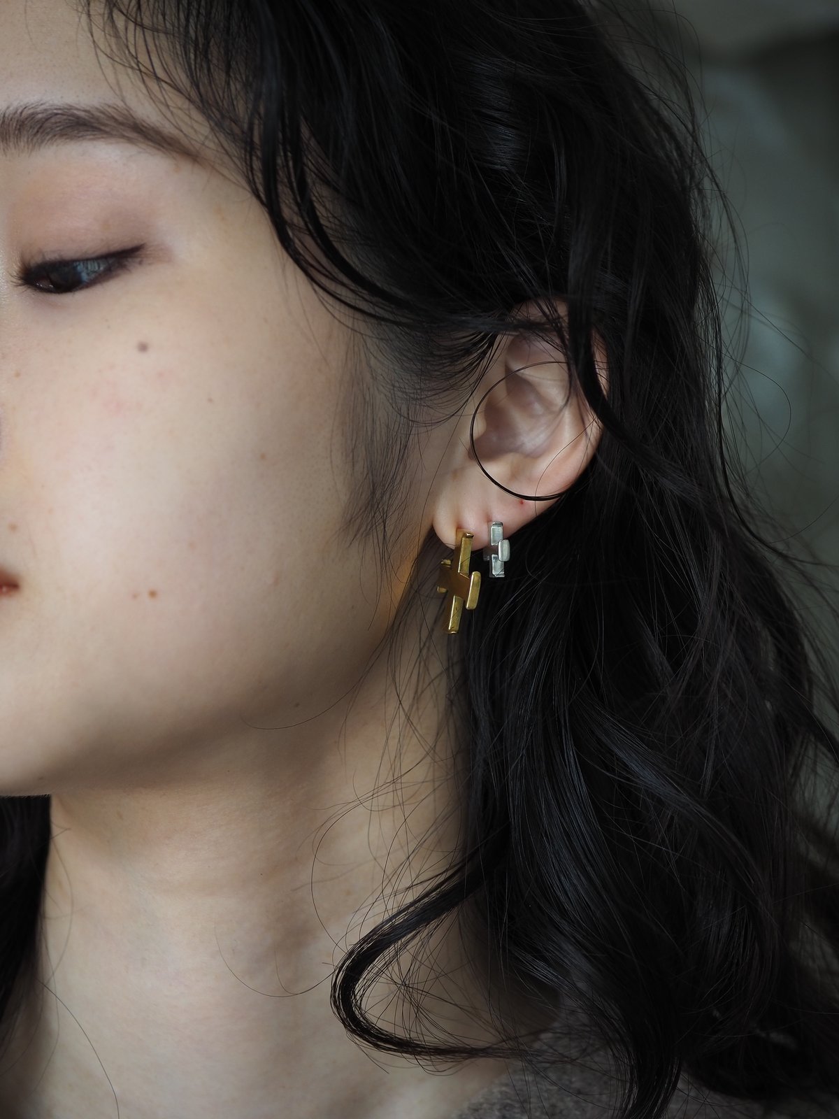 アクセサリー yaacc handwork /TOU pierced large TOU pierced large -brass- | Y.A.Acc