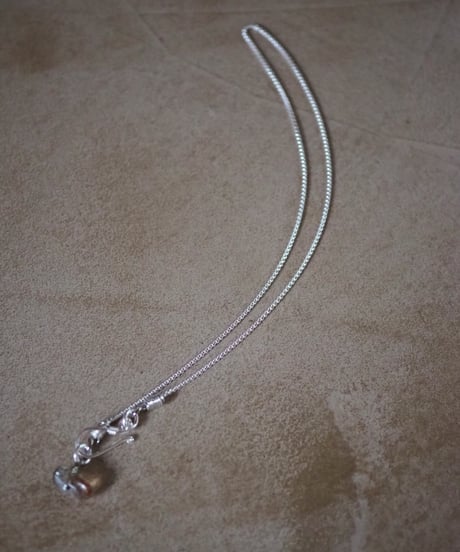 basis chain NL silver01 -brown rutile quartz-