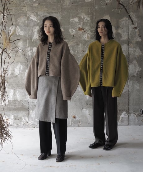 arch arm knit jacket -grage-