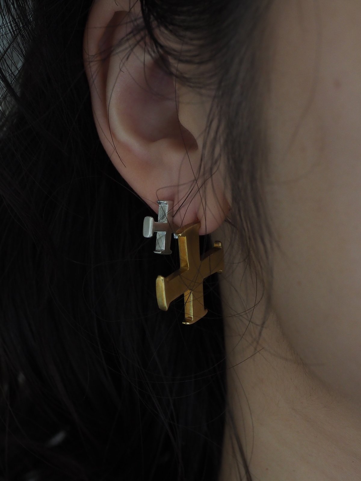 TOU pierced large -brass- | Y.A.Acc