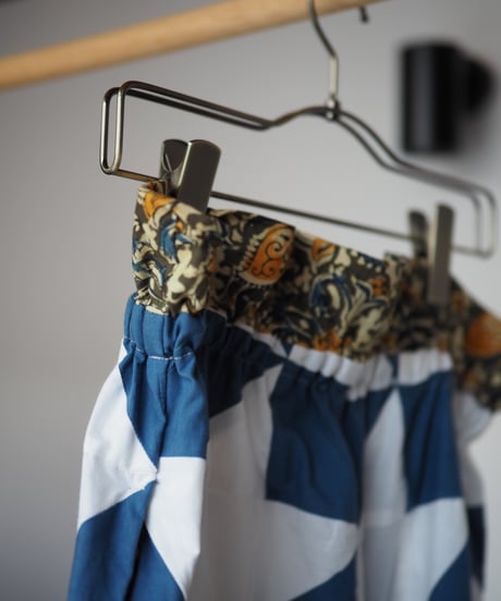 India patchwork  flill pants