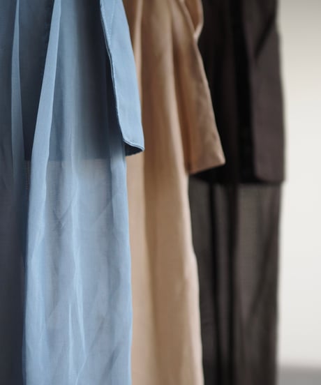 sheer over skirt ーLIGHT BLUEー