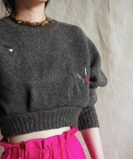 revive knit -mocha brown-