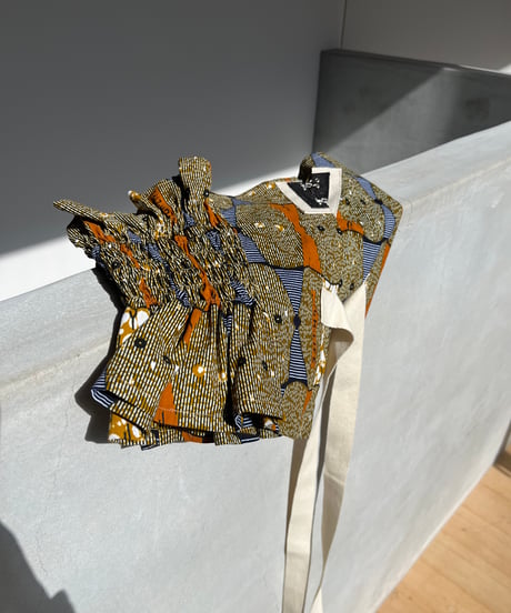 batik bustier -brown khaki-