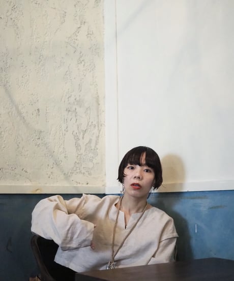 linen short pullover -ivory-