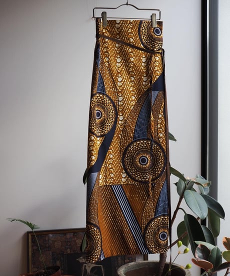 batik wrap skirt