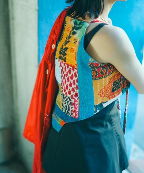 patchwork octagon camisole