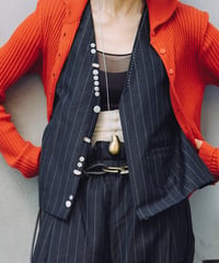 many many button vest
