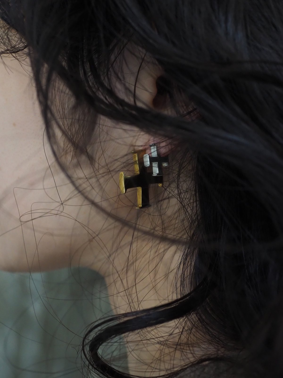 TOU pierced large -brass- | Y.A.Acc