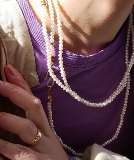 SP long pearl necklace