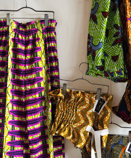 batik bustier -mustard-